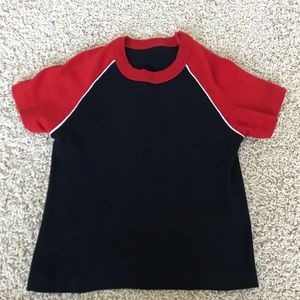 Brandy Melville red and black t-shirt